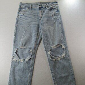 American Eagle Jeans Womens 14R Super Hi Rise ankle straight